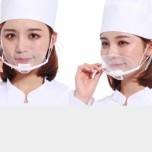 Transparentes Catering Gesichtsschutz Anti-Beschlag Kunststoff Küche Maske Klare Schutzausrüstung Für Restaurant Koch Kochen