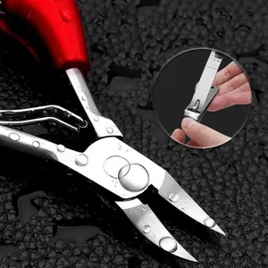 Stainless steel ingrown toenail clipper set professional paronychia nail nipper tool for dead skin.