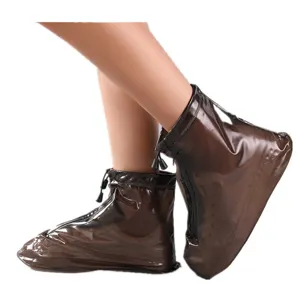 Wasserdichte schuhüberzüge dick rutschfest wiederverwendbar regenstiefel für reisen outdoor.
