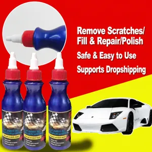 Agente di Riparazione Graffi Vernice Auto Rimuovi Graffi Corpo Auto Lucido Liquido Cera Cura Piccola Bottiglia Blu