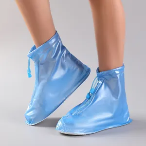 Wasserdichte Schuhüberzieher wiederverwendbare Regenstiefel für Damen Herren Outdoor reisen
