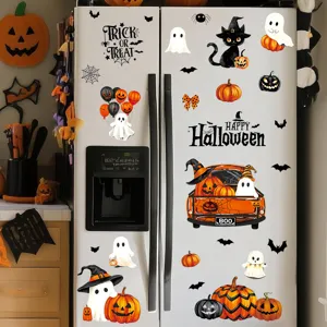 Halloween raamstickers verwijderbare spook pompoen vleermuis muurdecoratie feest