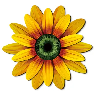 Sunflower wooden wall hanging home decor creative floral wall art ornament for living room decor