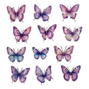 Bunte Schmetterling Fensteraufkleber PVC Glas Statische Aufkleber Schlafzimmer Dekor.