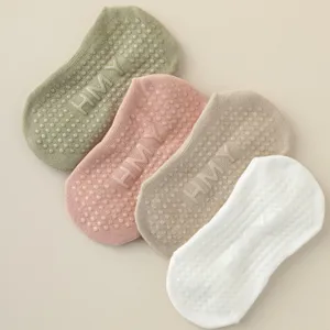 Non-slip yoga socks with silicone grips for women pilates fitness sports floor socks