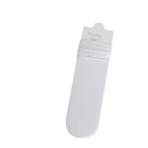 White stack socks for women summer thin breathable crew socks casual hosiery cotton