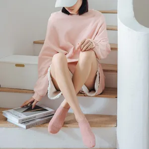 Women pink mesh short socks breathable low cut boat socks sweet candy color casual summer hosiery