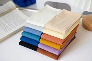 Colorful rolled-cuff mid-calf socks detailed view, soft knit casual daily wear hosiery.