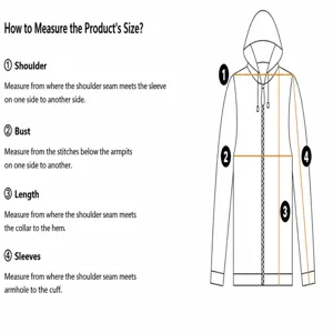 Women's hooded parka coat winter warm jacket size measurement guide chart sizing details