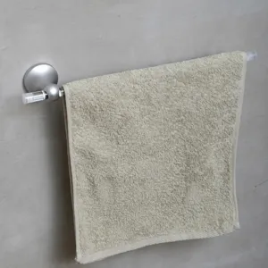 Punch Free Acrylic Towel Rack Wall Mounted Bathroom Single Double Bar Storage Shelf Organizer Slipper Holder