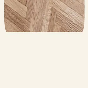 Détail en gros plan de la surface du couvercle de poubelle en bois à chevrons design propre.