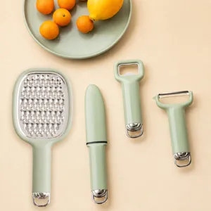 Stainless Steel Fruit Knife Peeler Grater Bottle Opener Kitchen Tool Set Sharp Kitchen Gadgets Home Cooking Accessories