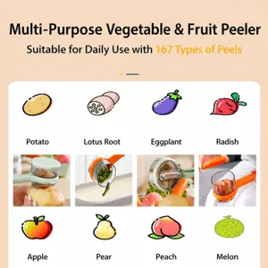 Kitchen vegetable fruit storage peeler with container multi-functional handy tool.