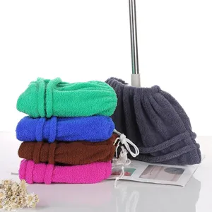 Thickened microfiber broom mop cover replacement washable cleaning dust cover set for home floors.