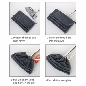 Lazy broom cover cloth thickened super absorbent sweeping mopping dust cleaning replacement cover