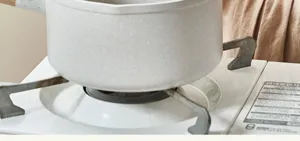 Non-stick saucepan milk pot with speckle coating for kitchen cooking use, durable and practical.