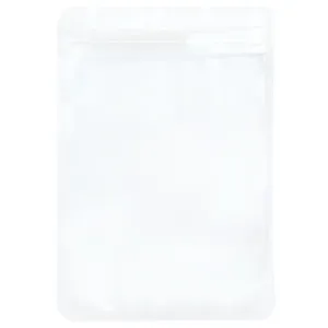 Matte Clear Plastic Ziplock Bags Resealable Food Storage Bags Waterproof Jewelry Packing Bags For Daily Use
