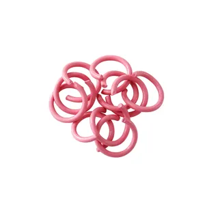 Roze metalen open buigringen DIY handgemaakte sieraden maken ambachtelijke benodigdheden