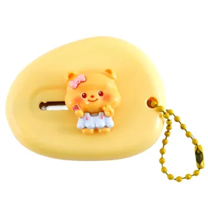 Cute Cartoon Yellow Bear Utility Knife Portable Mini Paper Cutter Student Journal Craft Knife Express Box Opener