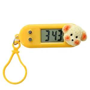 Cartoon Cute Puppy Mini Portable Electronic Clock Student Study Examination Digital Table Clock Home Decor