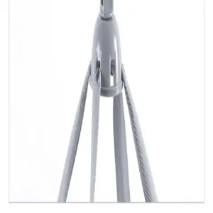 Hanging drying net top hook connector detail replacement part gray fabric straps durable mesh accessory