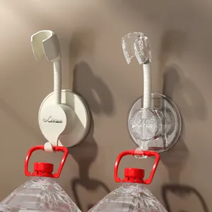 Support de pommeau de douche réglable sans perçage universel pour salle de bain fixation murale