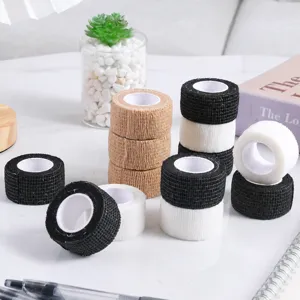 Self Adhesive Elastic Bandage Sports Finger Protection Tape Gauze Fixation Compression Wrap