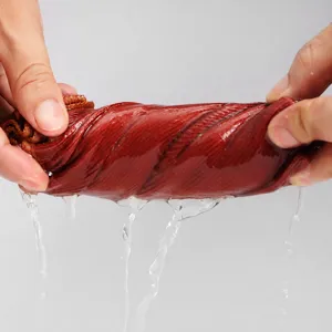 Fish scale cleaning cloth for kitchen, super absorbent streak-free glass wiping towel.
