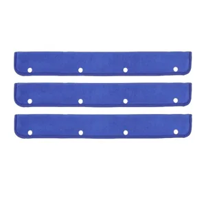 Blauwe koraalvleece mop stoffen hoezen, vervangende pads voor magische vloerwissers en gereedschappen.