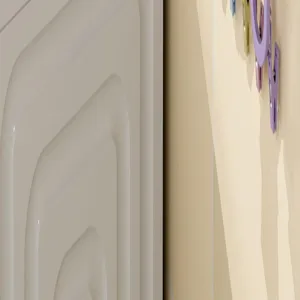 Wall mounted folding clothes drying rack detail view, indoor space saving laundry hanger tool