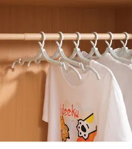 Opklapbare kledinghanger draagbare reizen hotel droogrek ruimtebesparende kunststof hangers