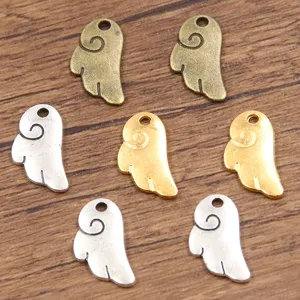 DIY Zinc Alloy Cloud Wings Charms Antique Bronze Silver Gold Wings Pendants For Bracelet Necklace Jewelry Making Accessories