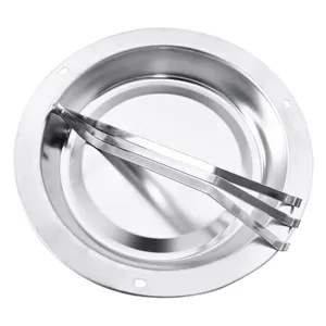 Stainless steel BBQ roast chicken pan outdoor camping grill rack detachable kitchen tool