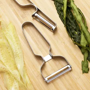 Pelador Doméstico de Acero Inoxidable Multifuncional Fruta Verdura Patata Planer Gadget de Cocina