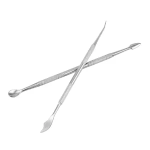 Outils de sculpture en argile à double extrémité en acier inoxydable pour loisirs.