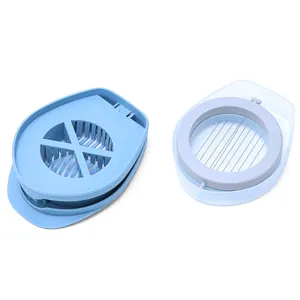 Multi-functional 3-in-1 egg slicer kitchen tool with stainless steel wire for home cooking