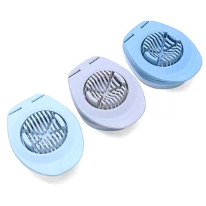 Household Multi Functional Egg Slicer Stainless Steel Wire Plastic Kitchen Tool Fancy Egg Divider For Cooking