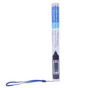 Digitales Fleisch Bratthermometer mit Sonde, Edelstahl BBQ Kochen Oel Temperatur Geraet.