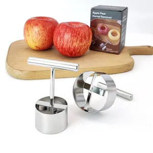 Set di attrezzi per levatorsoli di frutta in acciaio inossidabile per mele e pere.