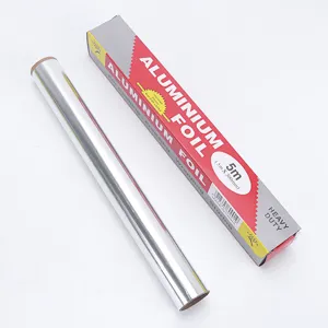 Heavy duty aluminum foil roll 5m x 300mm for kitchen cooking baking and food storage use.