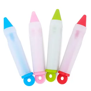 Siliconen Spuitpen Taart Koekje Decoratie Gereedschap Bakken Pastry Pen Keuken Gadget