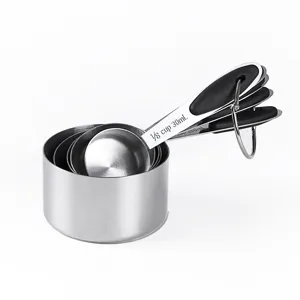 Set di misurini e cucchiai misuratori in acciaio inossidabile 10 pz per cucina