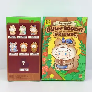 Top Toy Gyun Rodent Friends blind box packaging detail showing series characters and logo.