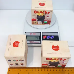 Süße schwarze Katze Blindbox Figur Set kreative Desktop Deko Spielzeug Sammlerstück