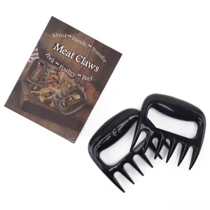 Plastic Berenklauw Vleesversnipperaar Heavy Duty Barbecuevork Voor Getrokken Varkensvlees Rundvlees Keuken Koken Buiten