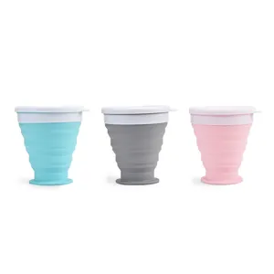 Portable Outdoor Travel Collapsible Silicone Water Bottle Foldable Drinking Cup For Sports And Daily Outdoor Activities