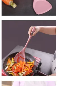 Heat-resistant silicone kitchen spatula for cooking non-stick cookware kitchen tool utensils.