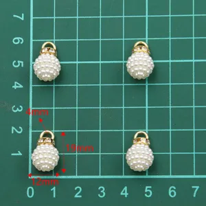 DIY perles strass breloques pendentifs pour collier bracelet sac décoration 12x19mm pcs