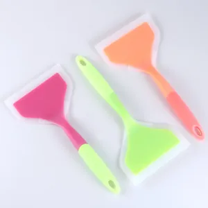 Set di 3 spatole in silicone per cucina e dolci, utensili resistenti al calore.