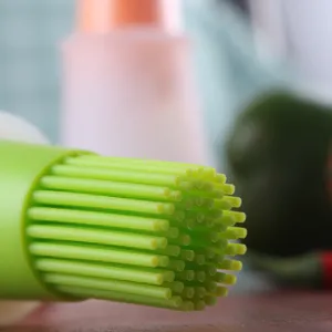 Pinceau de cuisine en silicone pour barbecue, pinceau huile résistant à la chaleur.